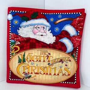 Mary Engelbreit Fabric Soft Book "The Night Before Christmas" Handmade